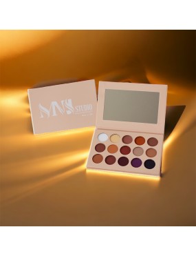 Neutral-Warm Professional Eyeshadow Palette 15 Colors