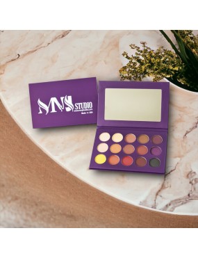 Violet Professional Eyeshadow Palette 15 Colors