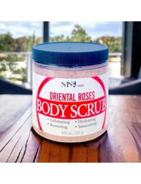 Oriental Roses Exfoliating Walnut Body Scrub