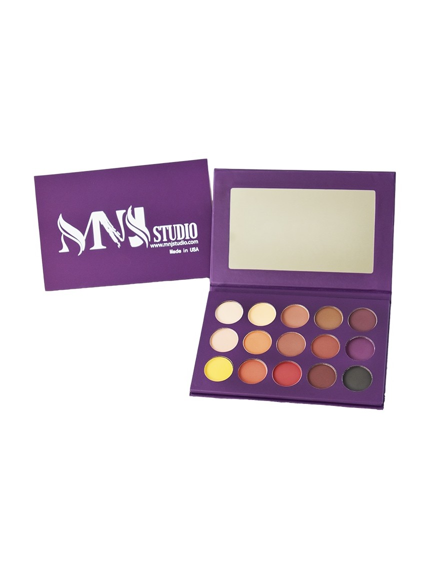 Violet Professional Eyeshadow Palette 15 Colors