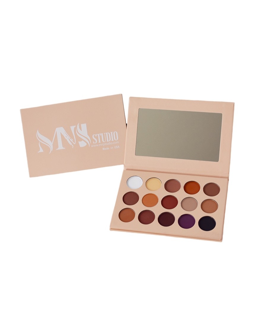 Neutral-Warm Professional Eyeshadow Palette 15 Colors