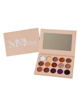 Neutral-Warm Professional Eyeshadow Palette 15 Colors