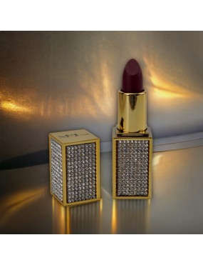 MNJS Diamond Collection Matte Lipstick Shade B-8(Limited Edition)