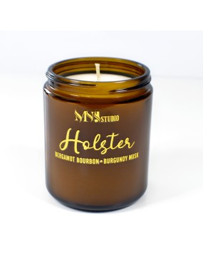 Holster Soy Candle in Classic Amber Jar