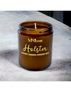 Holster Soy Candle in Classic Amber Jar