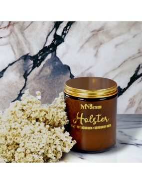 Holster Soy Candle in Classic Amber Jar