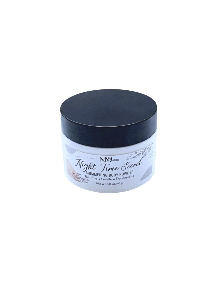 Night Time Secret Shimmering Body Powder Sparkling Powder with Puff