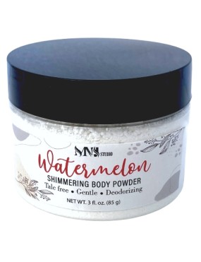 Watermelon Shimmering Body Powder Sparkling Powder with Puff