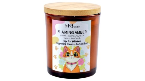 Flaming Amber Natural Soy Candle