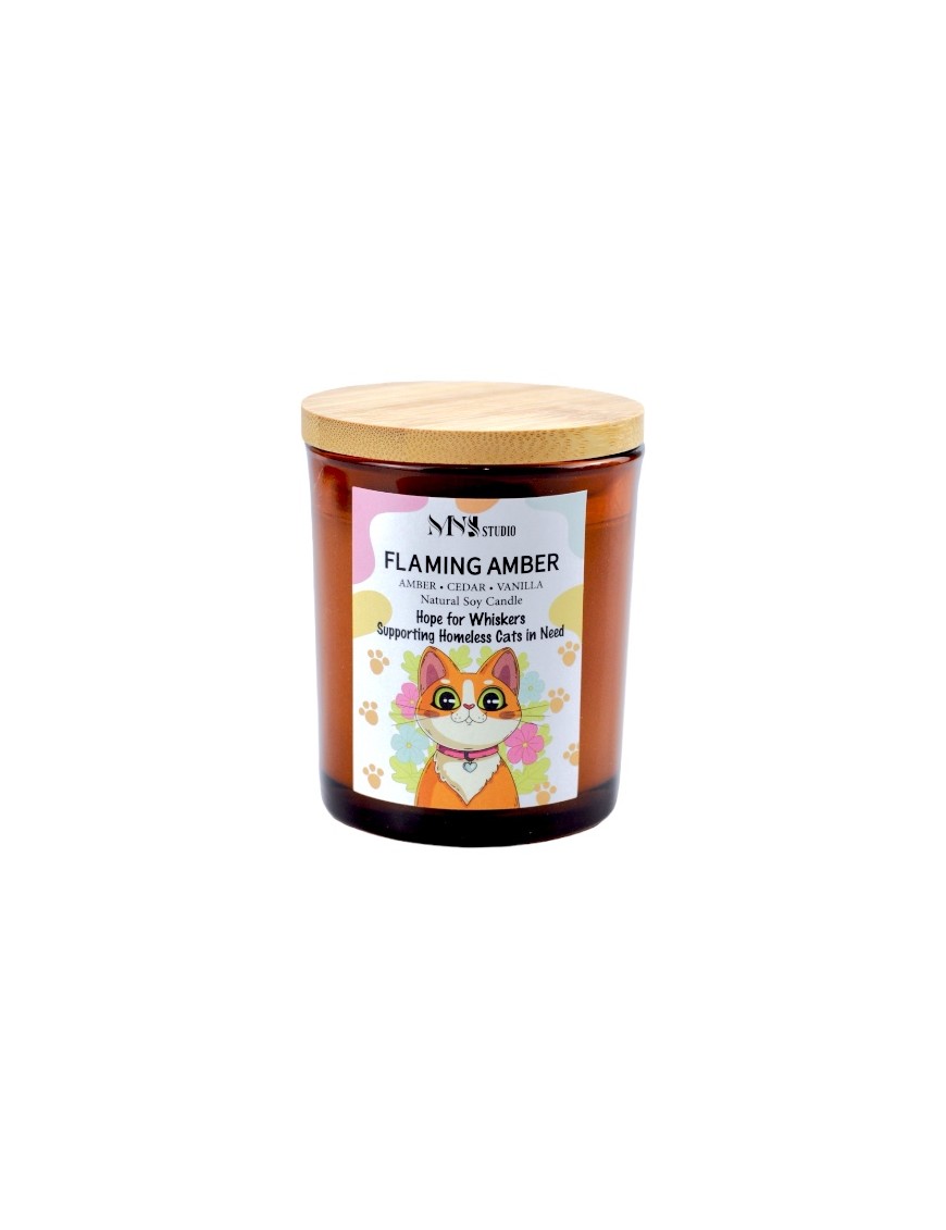 Flaming Amber Natural Soy Candle