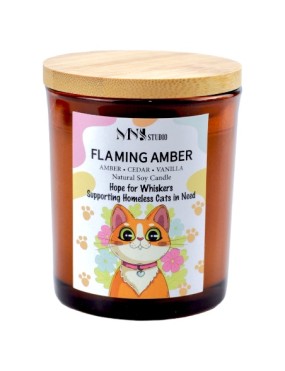 Flaming Amber Natural Soy Candle