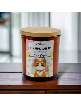 Flaming Amber Natural Soy Candle