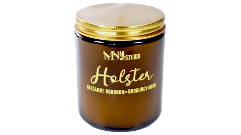 Holster Soy Candle in Classic Amber Jar