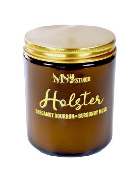 Holster Soy Candle in Classic Amber Jar