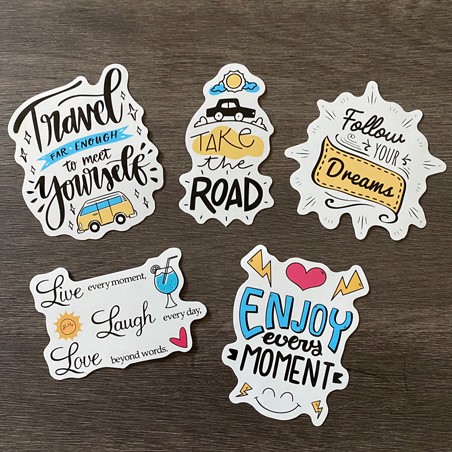 Motivational Die Cut Stickers No 4