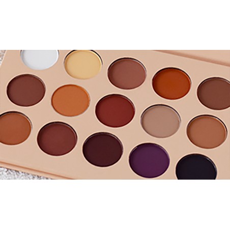 Neutral-Warm Professional Eyeshadow Palette 15 Colors