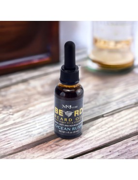 Ocean Rush Natural Beard Oil Nourish and Protect Skin 1oz