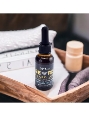 Ocean Rush Natural Beard Oil Nourish and Protect Skin 1oz